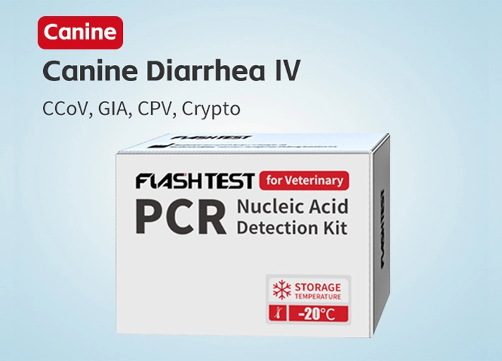 Canine Diarrhea Pathogen IV Nucleic Acid Test Kit (Dry)