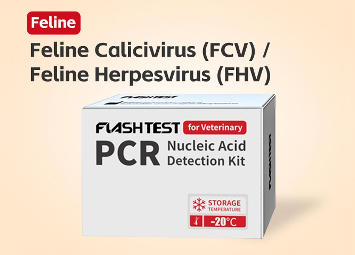 ​Feline Calicivirus (FCV) / Feline Herpesvirus (FHV) Nucleic Acid Test Kit (Dry)