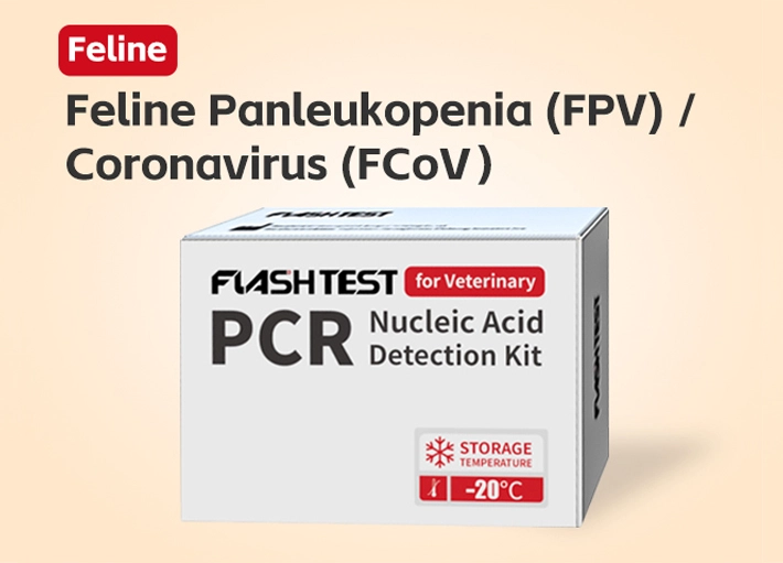 Feline panleukopenia Virus (FPV) / Feline Coronavirus (FCoV) Nucleic Acid Test Kit (Dry)